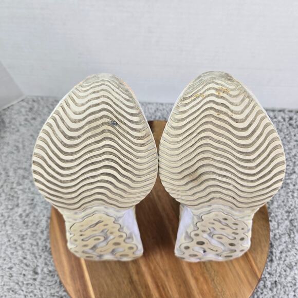 Nike React Phantom Run Flyknit 2 Vast Grey Orange Laceless Running Shoe Women 10 - Picture 10 of 13